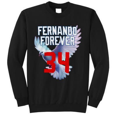 Fernando Forever Number 34 Fernando Memorial Tall Sweatshirt