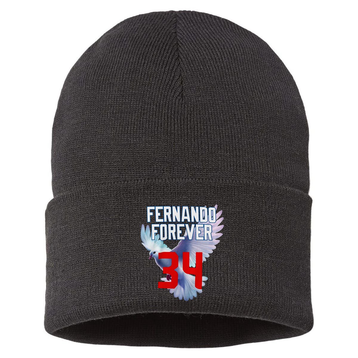 Fernando Forever Number 34 Fernando Memorial Sustainable Knit Beanie