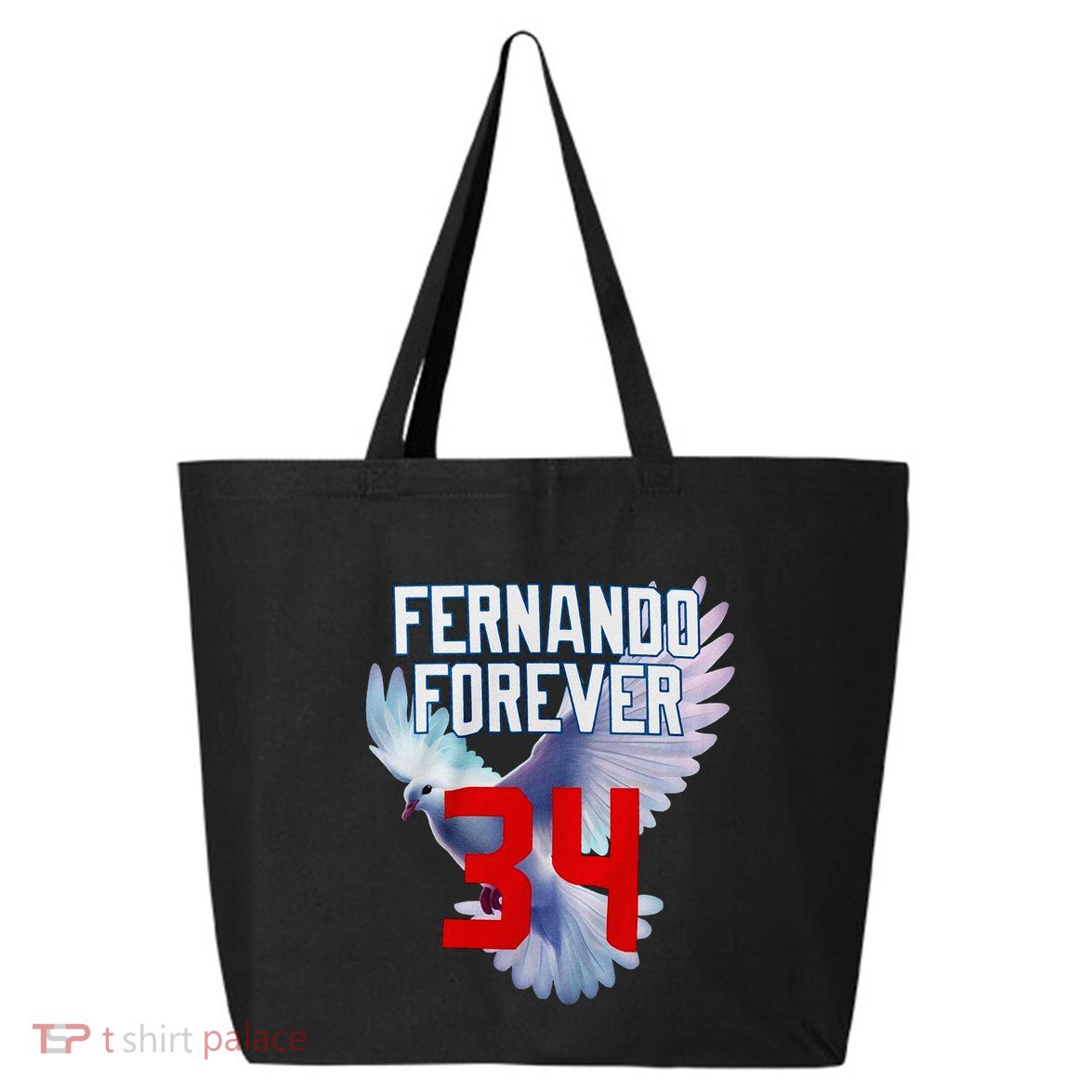 Fernando Forever Number 34 Fernando Memorial 25L Jumbo Tote