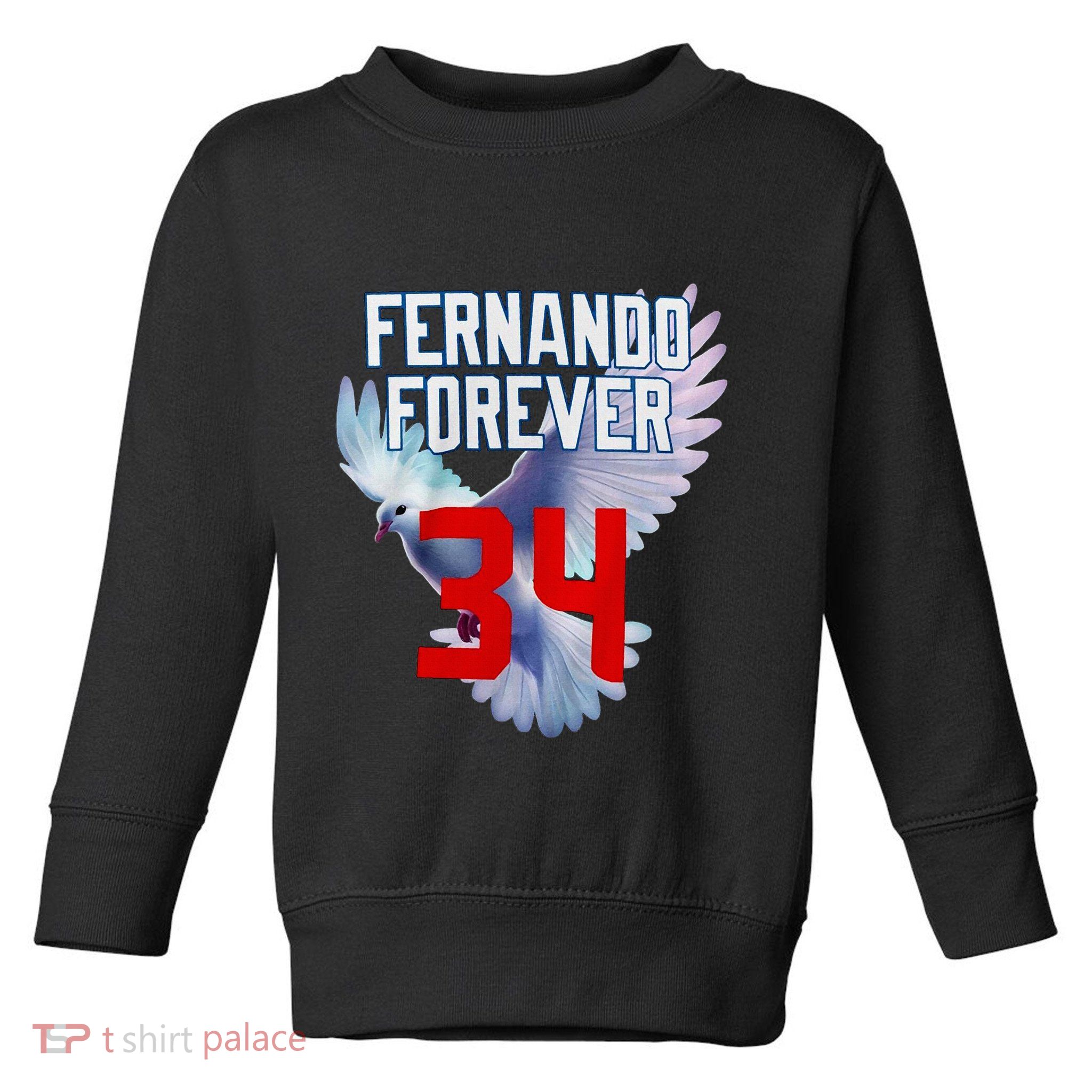 Fernando Forever Number 34 Fernando Memorial Toddler Sweatshirt