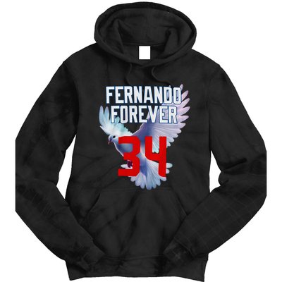 Fernando Forever Number 34 Fernando Memorial Tie Dye Hoodie