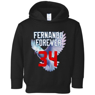 Fernando Forever Number 34 Fernando Memorial Toddler Hoodie