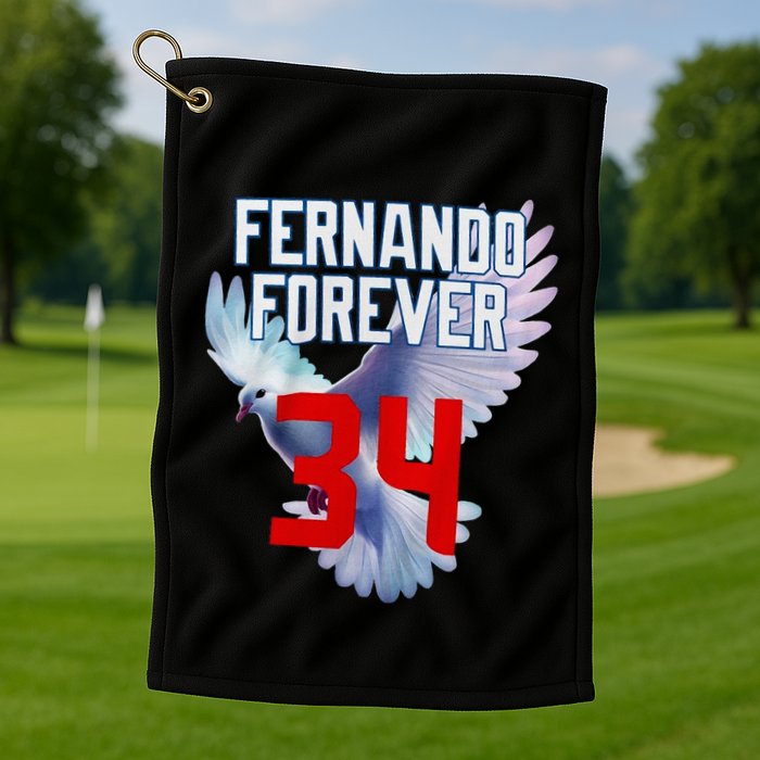 Fernando Forever Number 34 Fernando Memorial Golf Towel
