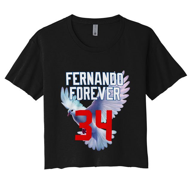 Fernando Forever Number 34 Fernando Memorial Crop Top