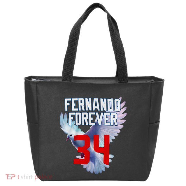 Fernando Forever Number 34 Fernando Memorial Zip Tote Bag