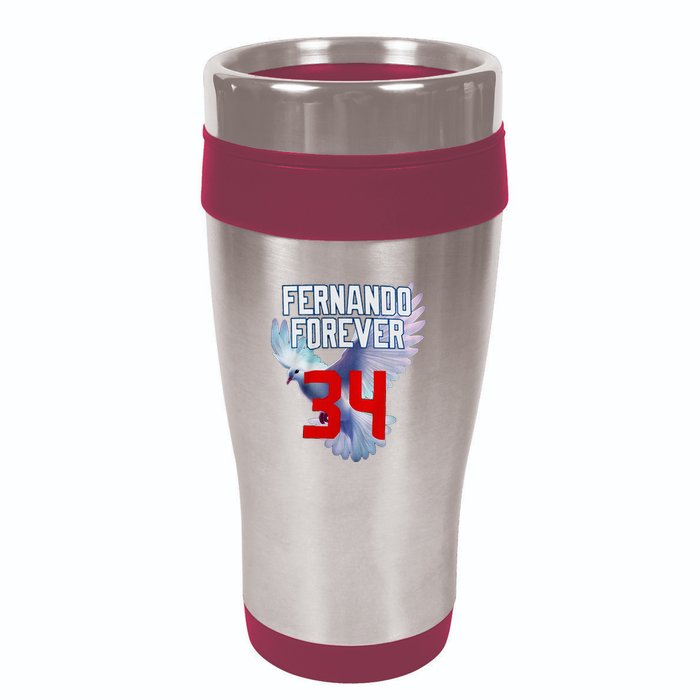 Fernando Forever Number 34 Fernando Memorial 16oz Travel Tumbler