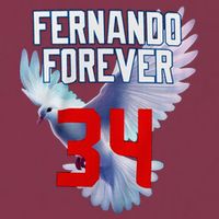 Fernando Forever Number 34 Fernando Memorial 16oz Travel Tumbler