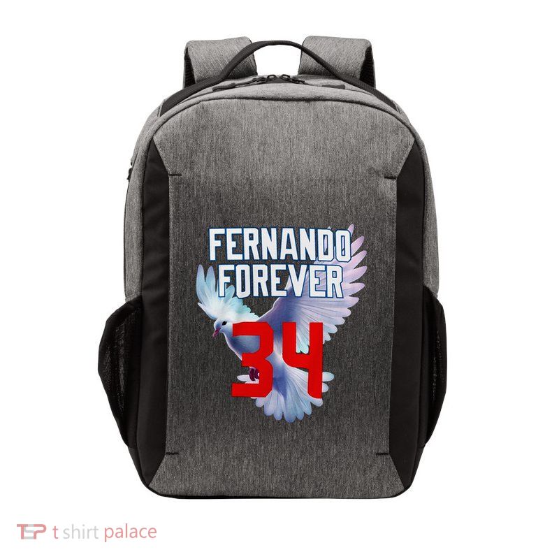 Fernando Forever Number 34 Fernando Memorial Vector Backpack