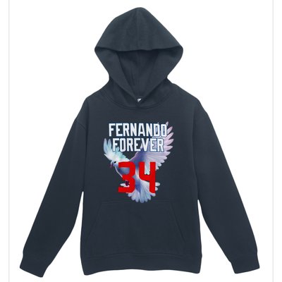 Fernando Forever Number 34 Fernando Memorial Urban Pullover Hoodie