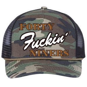 Forty Fuckin Niners Retro Rope Trucker Hat Cap