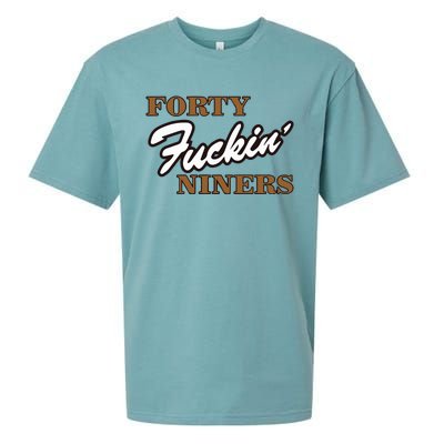 Forty Fuckin Niners Sueded Cloud Jersey T-Shirt