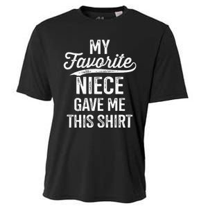 From Favorite Niece For Uncle Fathers Day Birthday Christmas Cooling Performance Crew T-Shirt