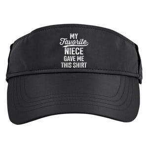 From Favorite Niece For Uncle Fathers Day Birthday Christmas Adult Drive Performance Visor