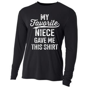 From Favorite Niece For Uncle Fathers Day Birthday Christmas Cooling Performance Long Sleeve Crew