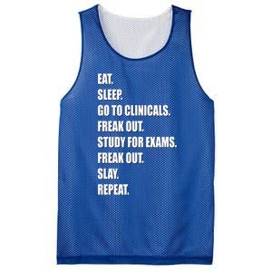 Funny Future Nurse Slay Eat Sleep Clinicals Nursing School Meaningful Gift Mesh Reversible Basketball Jersey Tank