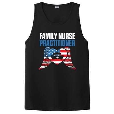 Fnp Family Nurse Practitioner Fun Skilled Funny Nursing Cool Gift PosiCharge Competitor Tank