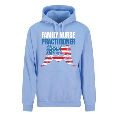 Fnp Family Nurse Practitioner Fun Skilled Funny Nursing Cool Gift Unisex Surf Hoodie