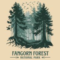 Fangorn Forest National Park Bookworms Saying Drawstring Bag