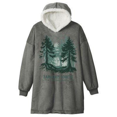 Fangorn Forest National Park Bookworms Saying Hooded Wearable Blanket