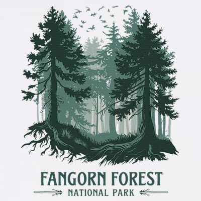 Fangorn Forest National Park Bookworms Saying T-Shirt