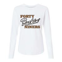 Forty Fuckin Niners Womens Cotton Relaxed Long Sleeve T-Shirt