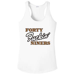 Forty Fuckin Niners Ladies PosiCharge Competitor Racerback Tank