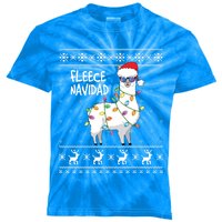 Fleece Feliz Navidad Funny Llama Ugly Christmas Cool Gift Kids Tie-Dye T-Shirt