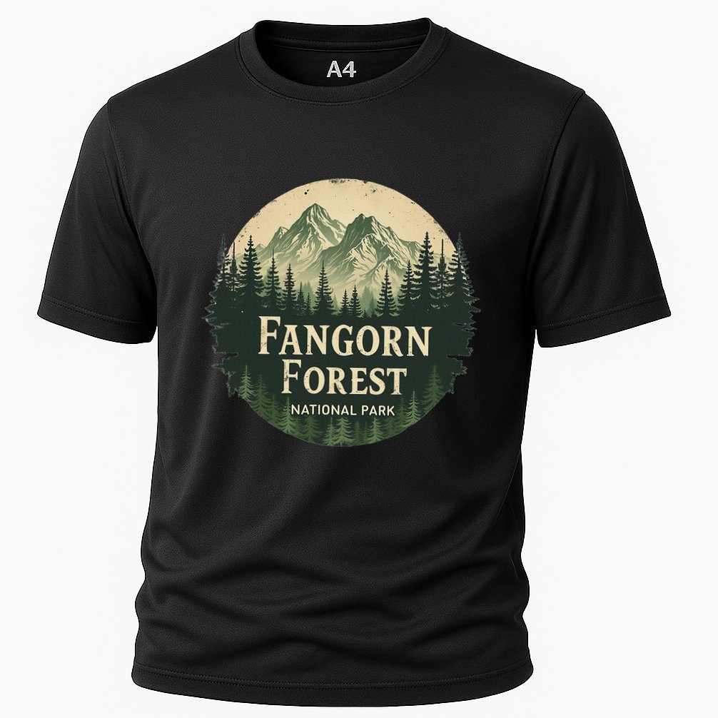 Fangorn Forest National Park Bookworms Saying Cooling Performance Crew T-Shirt