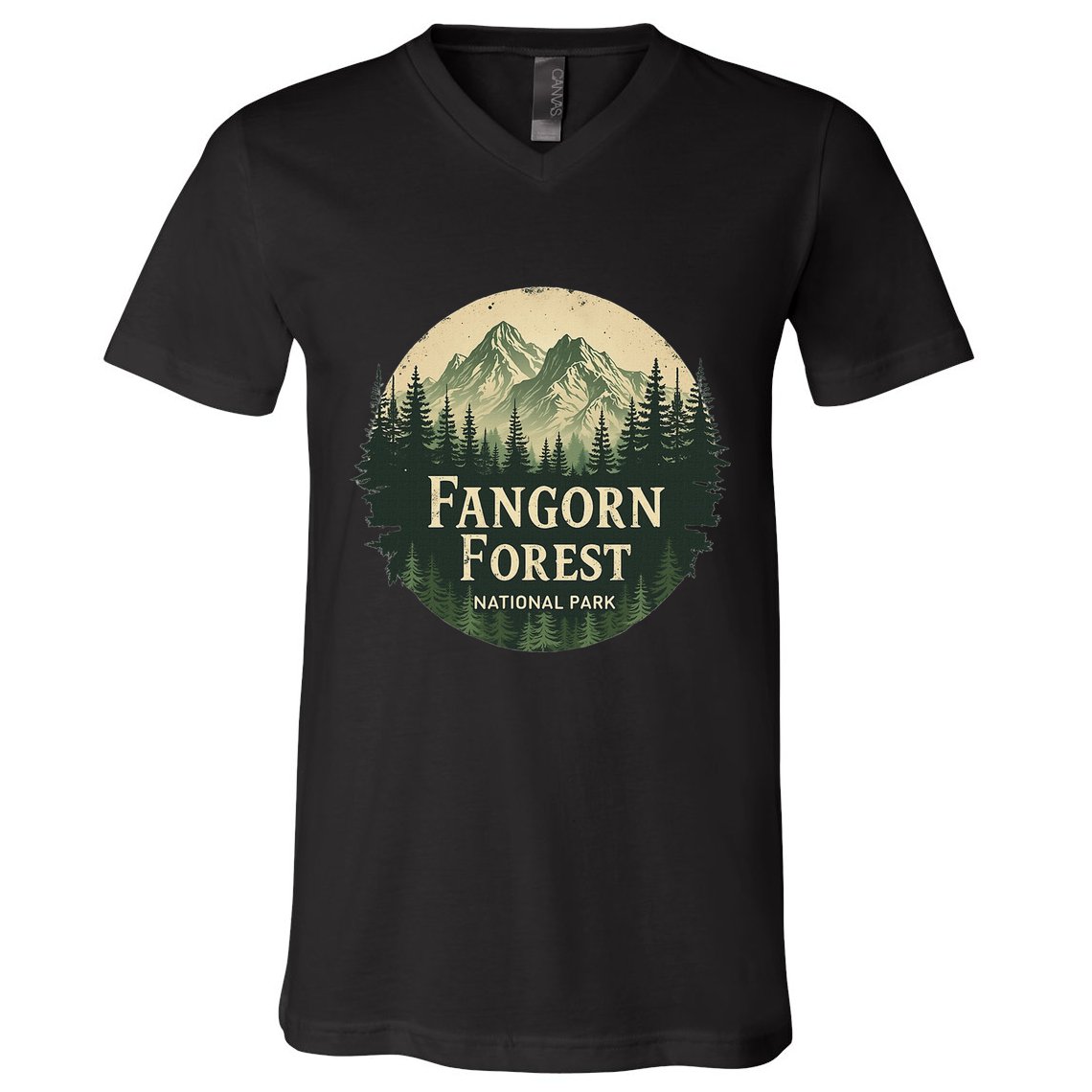 Fangorn Forest National Park Bookworms Saying V-Neck T-Shirt