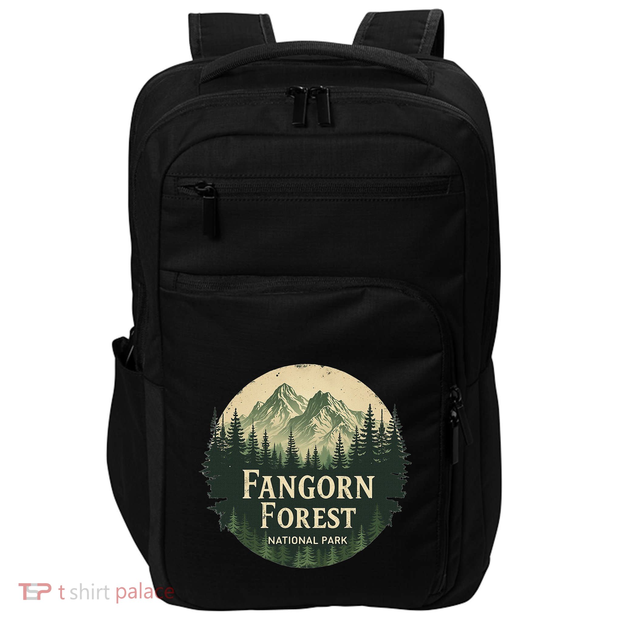 Fangorn Forest National Park Bookworms Saying Impact Tech Backpack