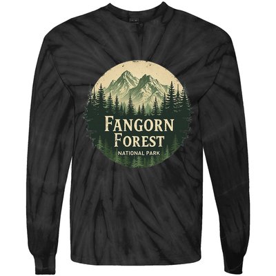 Fangorn Forest National Park Bookworms Saying Tie-Dye Long Sleeve Shirt