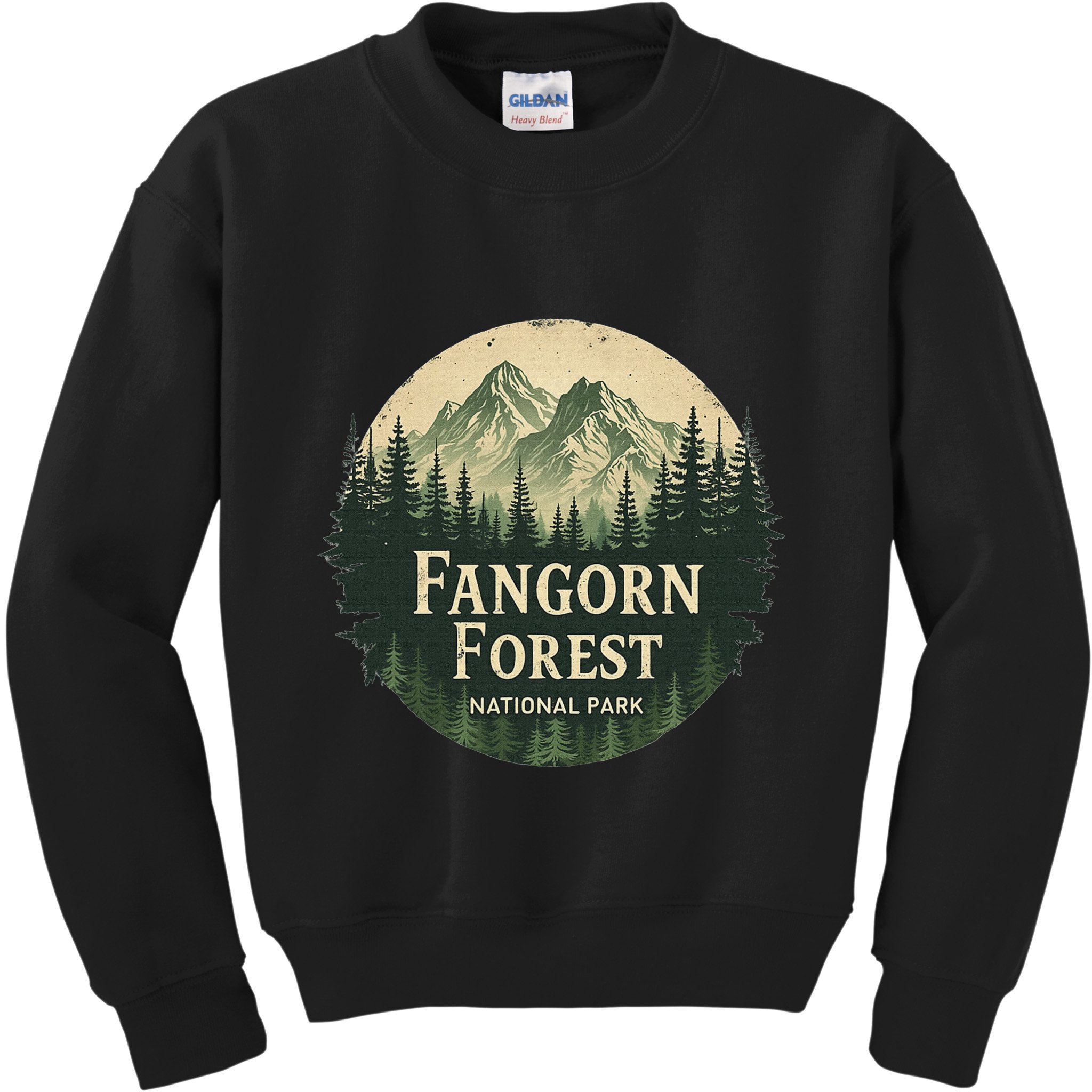 Fangorn Forest National Park Bookworms Saying Kids Sweatshirt