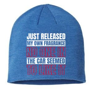 Funny Fart New Fragrance Sarcastic Saying Humor Gift Sustainable Beanie