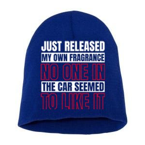 Funny Fart New Fragrance Sarcastic Saying Humor Gift Short Acrylic Beanie