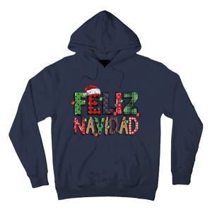 Funny Feliz Navidad Spanish Merry Christmas Christmas Lights Family Matching Tall Hoodie