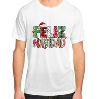 Funny Feliz Navidad Spanish Merry Christmas Christmas Lights Family Matching Adult ChromaSoft Performance T-Shirt