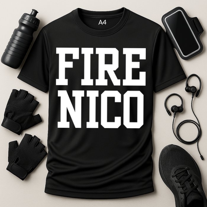 Funny Fire Nico Cooling Performance Crew T-Shirt