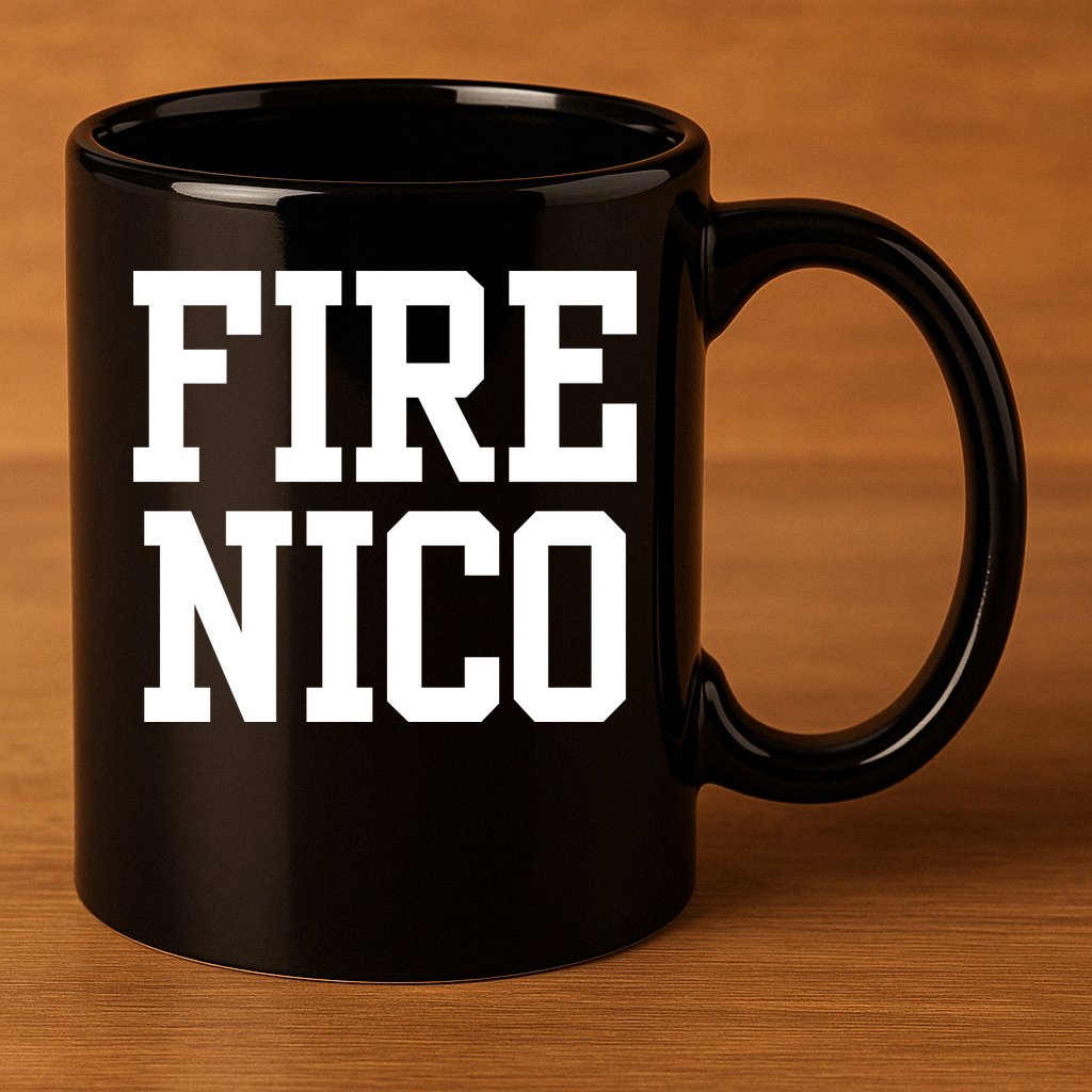 Funny Fire Nico 11oz C Handle Ceramic Mug