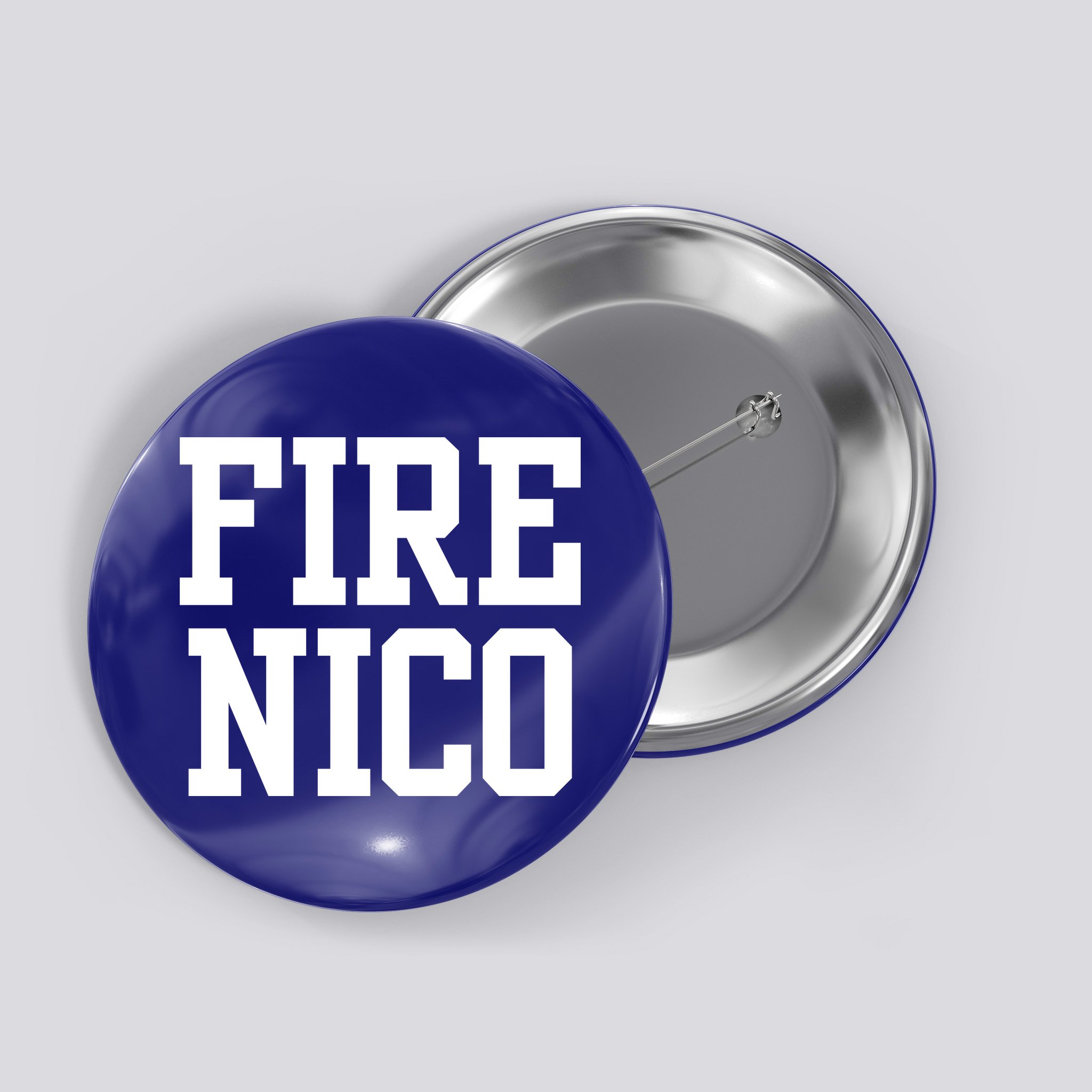 Funny Fire Nico Button