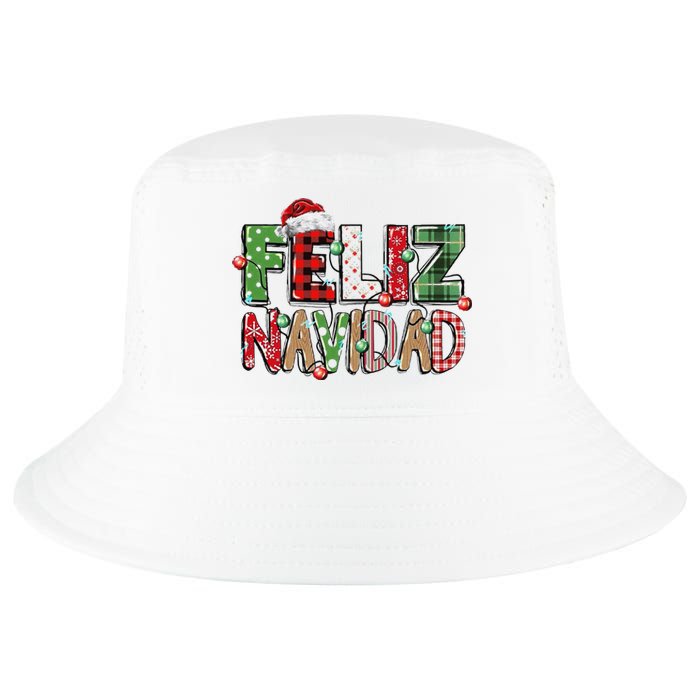 Funny Feliz Navidad Spanish Merry Christmas Christmas Lights Family Matching Cool Comfort Performance Bucket Hat