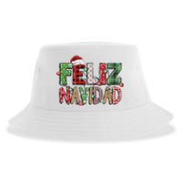 Funny Feliz Navidad Spanish Merry Christmas Christmas Lights Family Matching Sustainable Bucket Hat