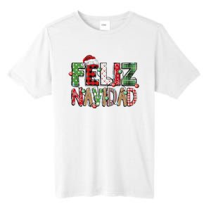 Funny Feliz Navidad Spanish Merry Christmas Christmas Lights Family Matching Tall Fusion ChromaSoft Performance T-Shirt