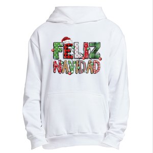 Funny Feliz Navidad Spanish Merry Christmas Christmas Lights Family Matching Urban Pullover Hoodie