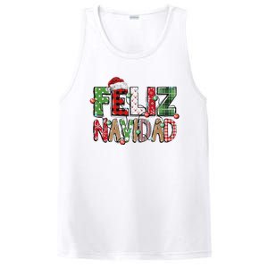 Funny Feliz Navidad Spanish Merry Christmas Christmas Lights Family Matching PosiCharge Competitor Tank