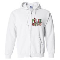 Funny Feliz Navidad Spanish Merry Christmas Christmas Lights Family Matching Full Zip Hoodie