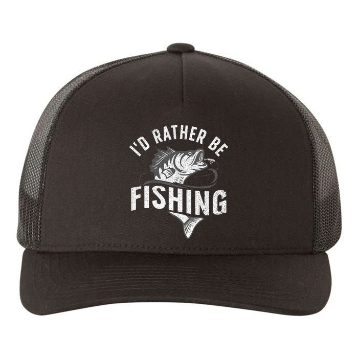 Funny Fishing Novelty Design Fish Lovers Yupoong Adult 5-Panel Trucker Hat