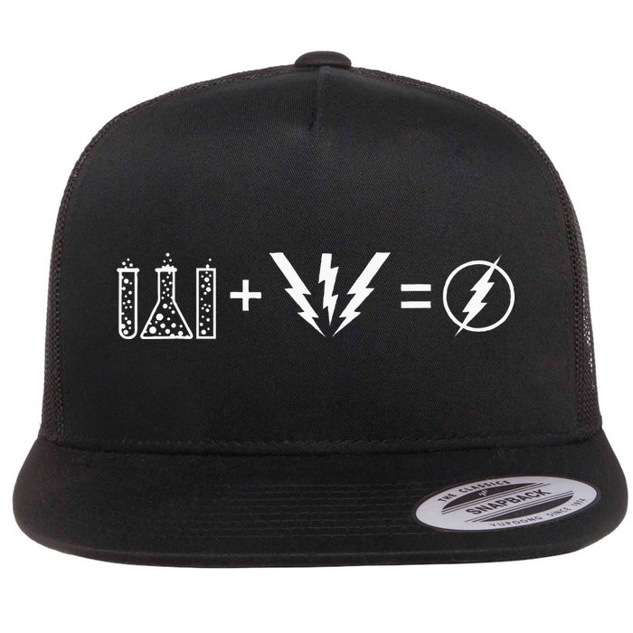 Flash Formula Nerd Geek Flat Bill Trucker Hat