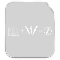Flash Formula Nerd Geek Permanent Decal Sticker