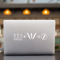 Flash Formula Nerd Geek Permanent Decal Sticker