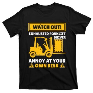 Funny Forklift Operator Design For Men Women Forklift Driver T-Shirt